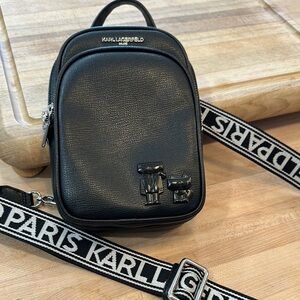 Karl Lagerfeld Black Crossbody Bag